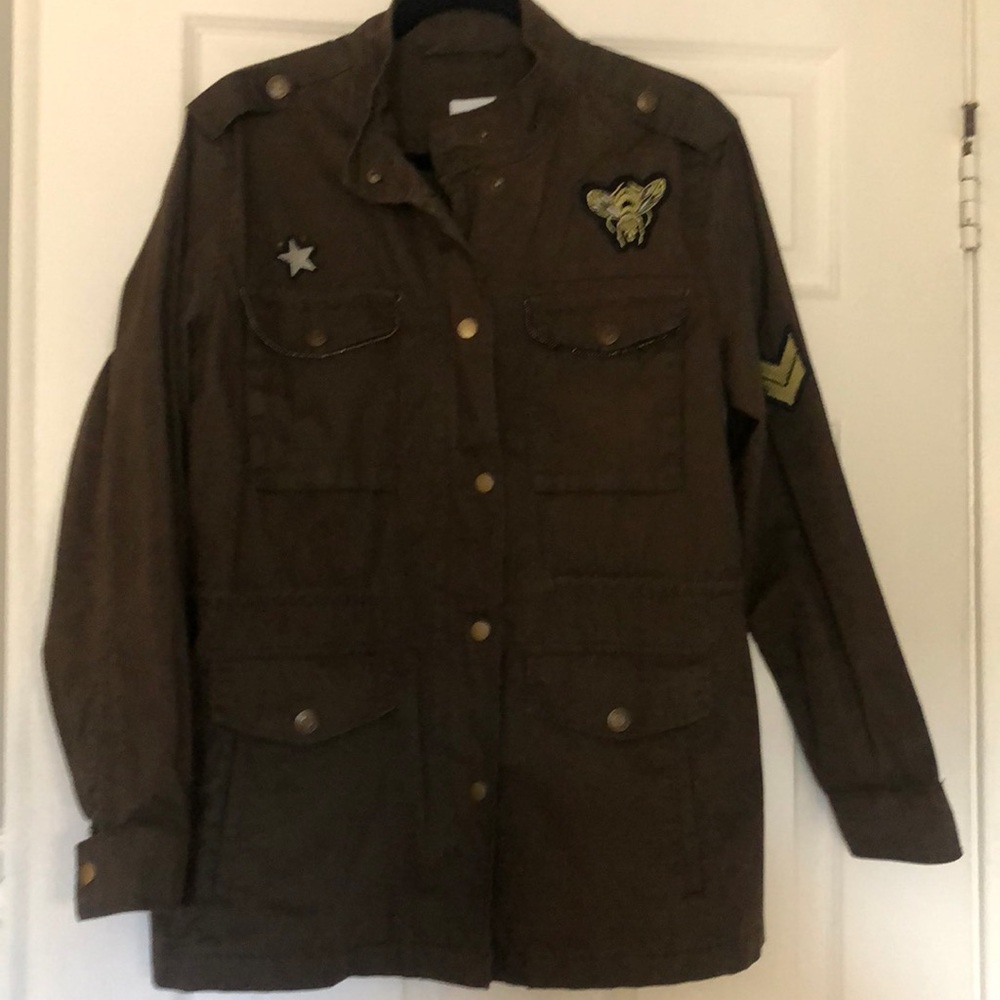 Army green lightweight jacket